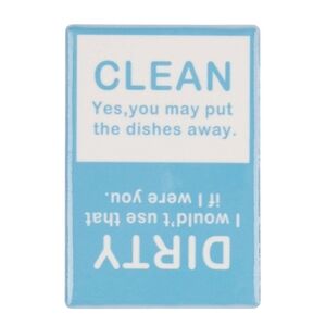 Reversible Clean Dirty Dishwasher Magnet